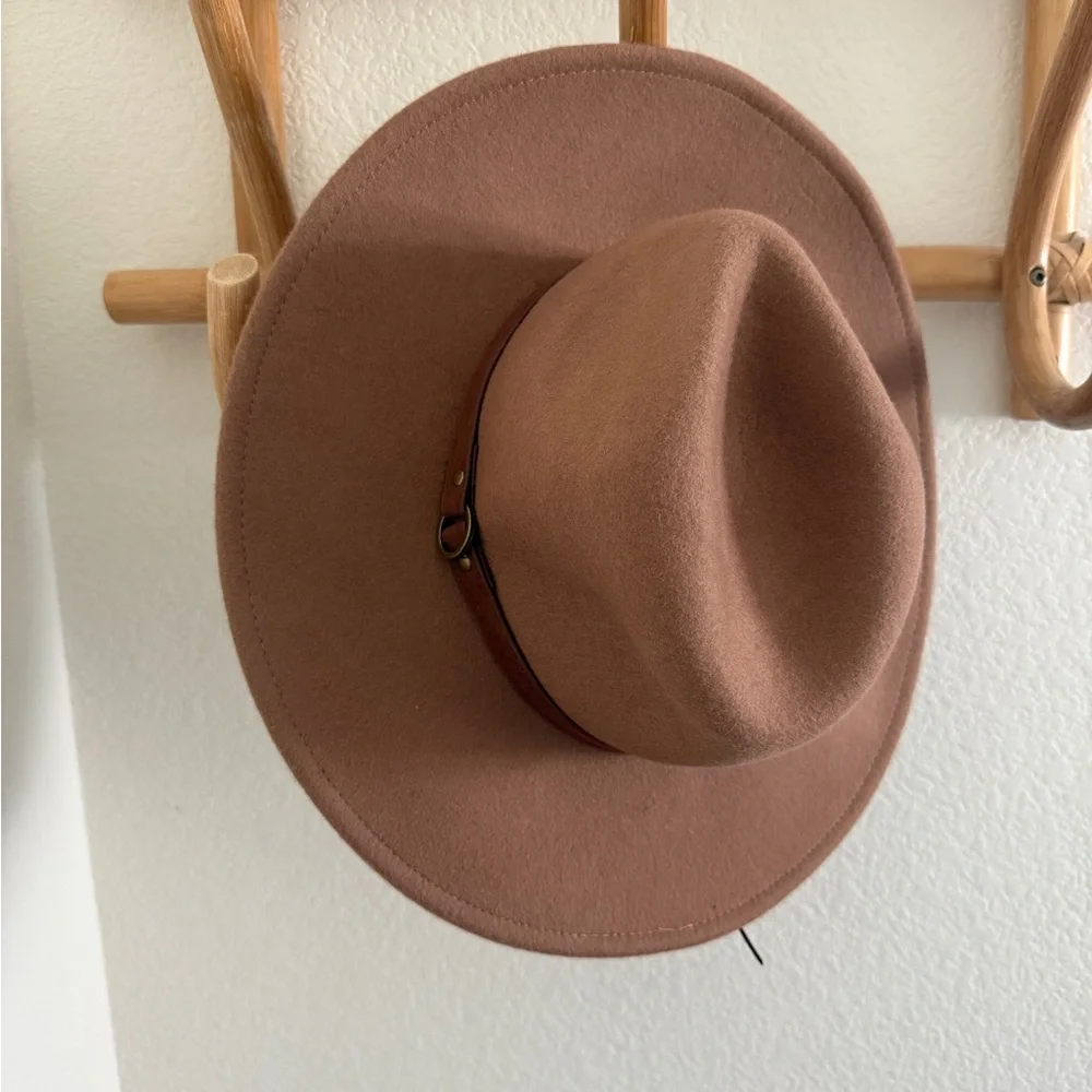 Artisan NY wool felt hat brown one size adjustable